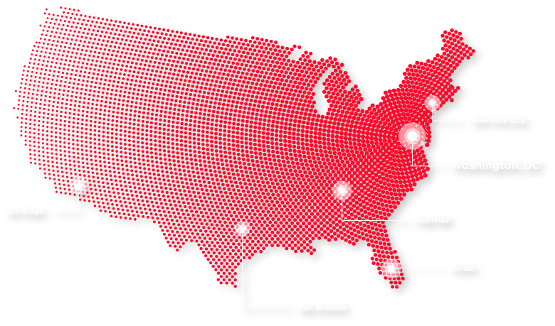 Social proof member map